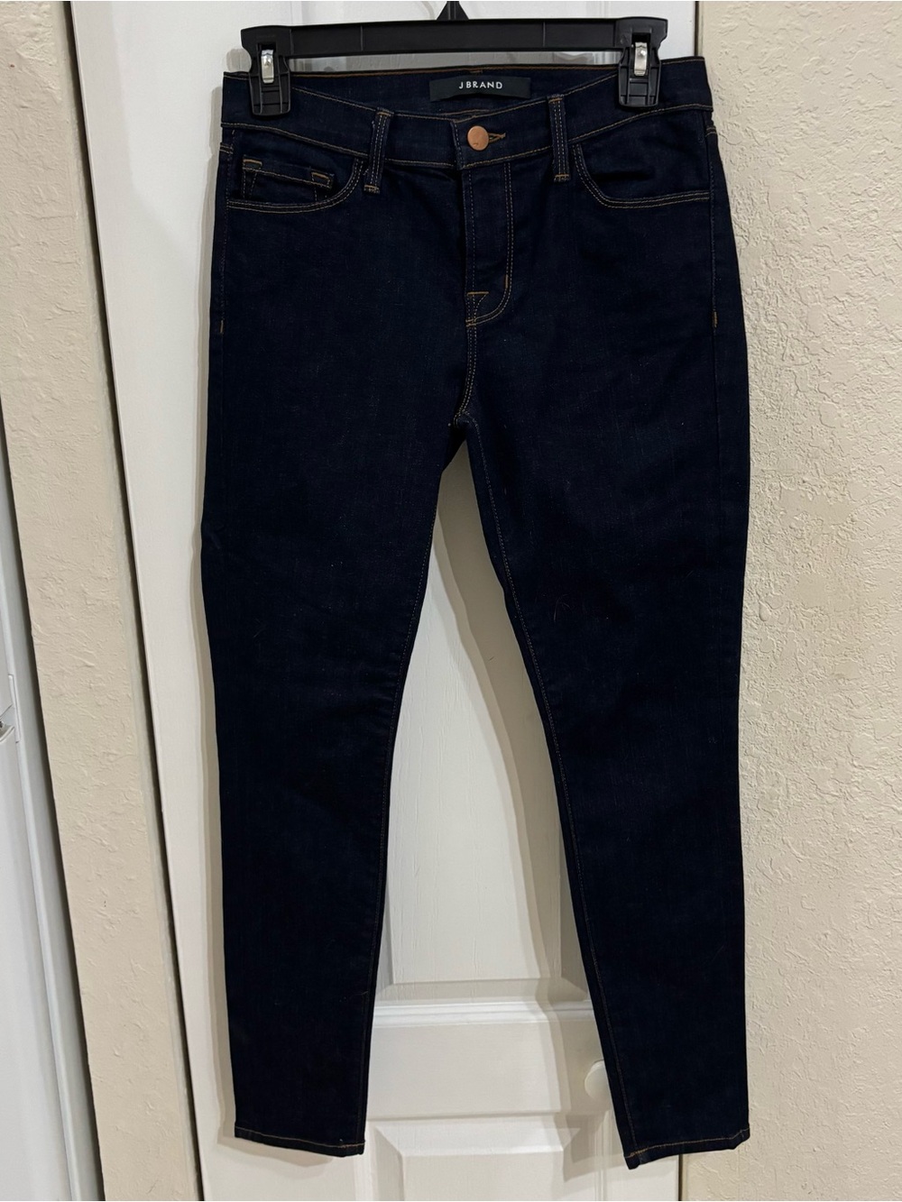 J Brand Pure Capri Jeans in Dark Indigo